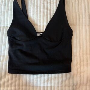 Garage Black Crop Top